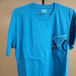 Used Uniqlo "The Brands" Bianchi Pocket Tee Sz Mens M
